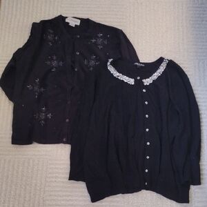 Embellished Black Sweater Bundle